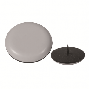 PMTFN/RU - Round universal polytetrafluorethylene glide with nail