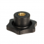 HST8 - Sterngriff 34mm mit Gewindebuchse aus Messing