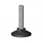 TSS - Round nylon placing plate, steel thread, moulded-on hexagon nut