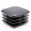 Decorative polyethylene (PE) plug for square tubes