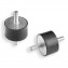Vibration damper with two screw mountings
